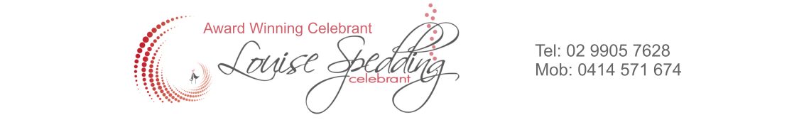 Louise Spedding Celebrant